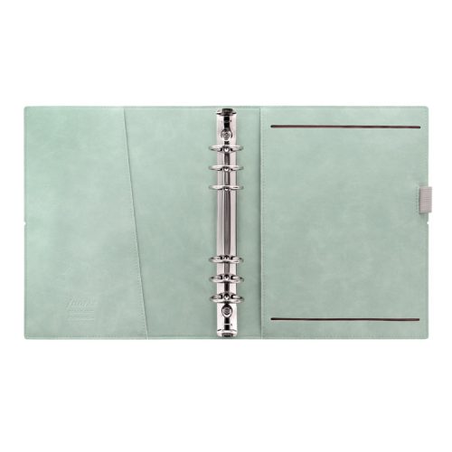 021706 Filofax Organiser DominoSoft A5 Seagrass Open