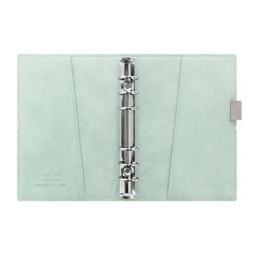 021707 Filofax Organiser DominoSoft Personal Seagrass Open