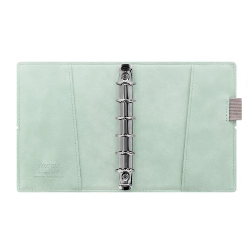 021708 Filofax Organiser DominoSoft Pocket Seagrass Open