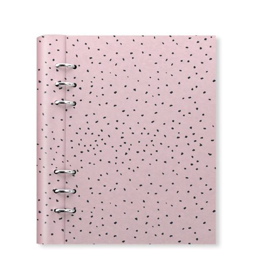 Clipbook Confetti A5 Refillable Planner in Rose Quartz