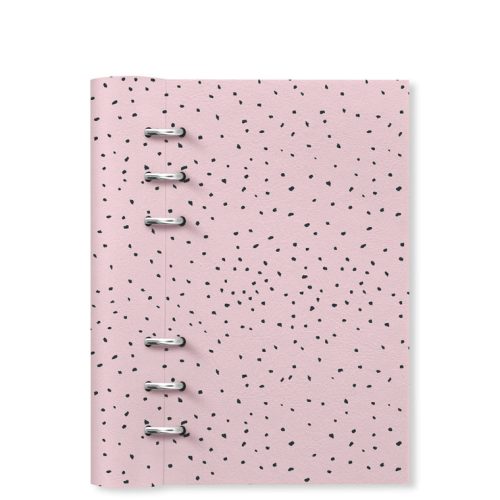 Clipbook Confetti Personal Refillable Planner in Rose Quartz