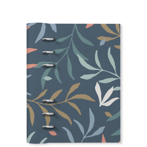 Clipbook Botanical Personal Refillable Planner in Blue