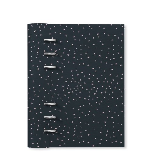 Clipbook Confetti Personal Refillable Planner in Charcoal