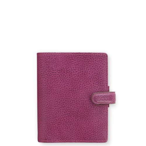 Finsbury Pocket Organizer Raspberry Leather