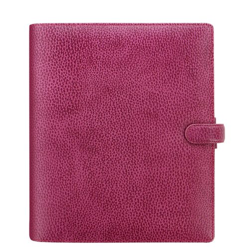 Finsbury A5 Organizer Raspberry Leather