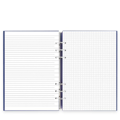 026018 filofax clipbk a5 navy open