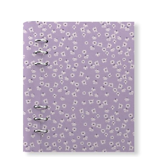 Clipbook Floral A5 Refillable Planner Daisy Lilac