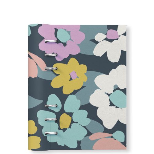 Clipbook Floral Personal Refillable Planner Bloom Blue