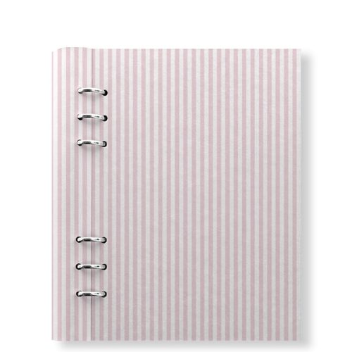 Clipbook Timeless A5 Refillable Planner Stripes Blush