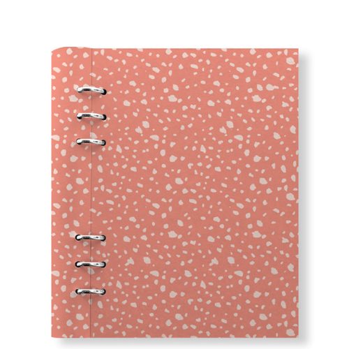 Clipbook Timeless A5 Refillable Planner Speckles Coral