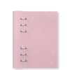 Clipbook Timeless Personal Refillable Planner Polka Dot Pink