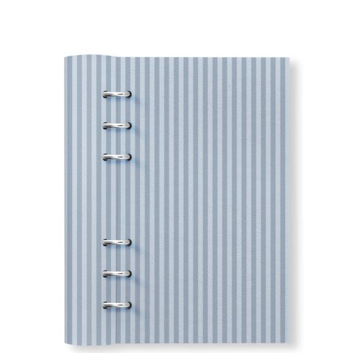 Clipbook Timeless Personal Refillable Planner Stripes Sky