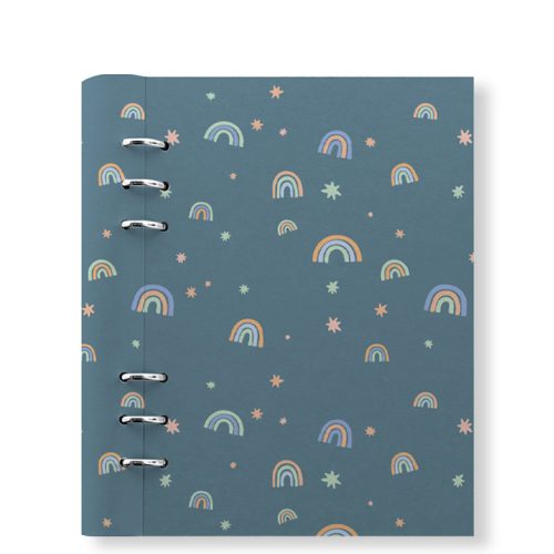 Clipbook Joy A5 Refillable Planner Rainbow Teal