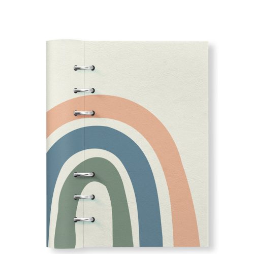 Clipbook Joy Personal Refillable Planner Rainbow Cream