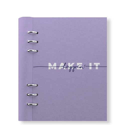 Clipbook Quotes A5 Refillable Planner Make it happen