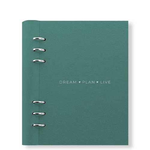 Clipbook Quotes A5 Refillable Planner Dream, plan, live