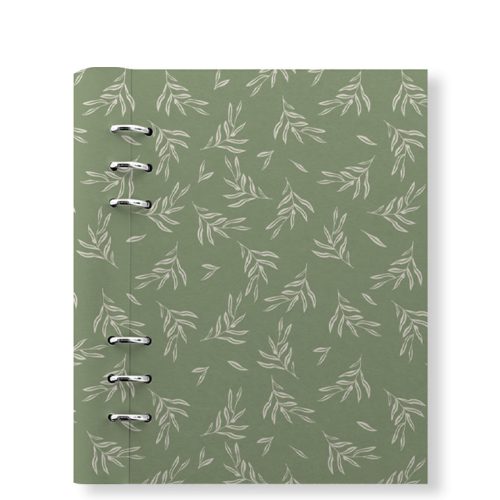 Clipbook Plants A5 Refillable Planner Leaves Forest