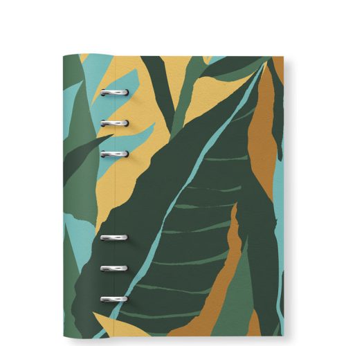 Clipbook Plants Personal Refillable Planner Tropical Aqua