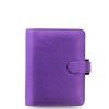 Saffiano Metallic Pocket Organizer Violet