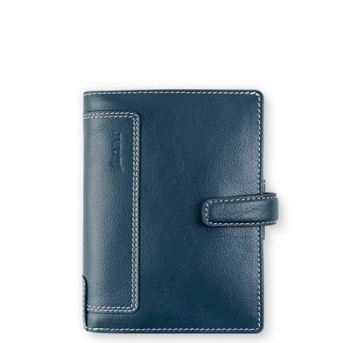 Holborn Pocket Organizer Blue Leather