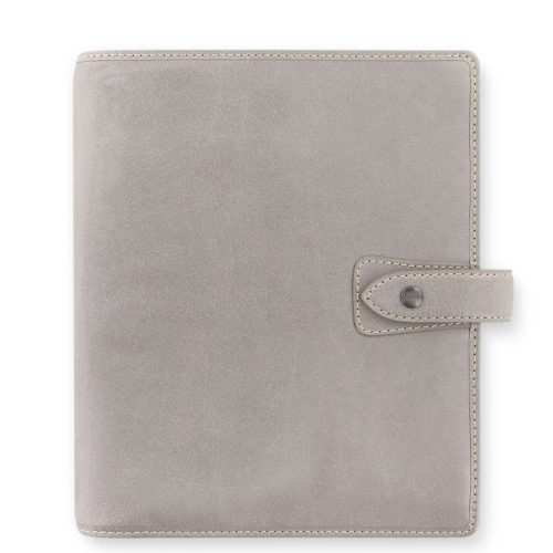 Malden A5 Organizer Stone Grey Leather