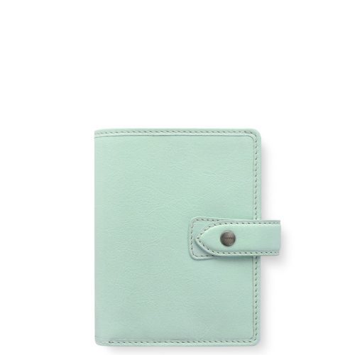 Malden Pocket Organizer Duck Egg Leather