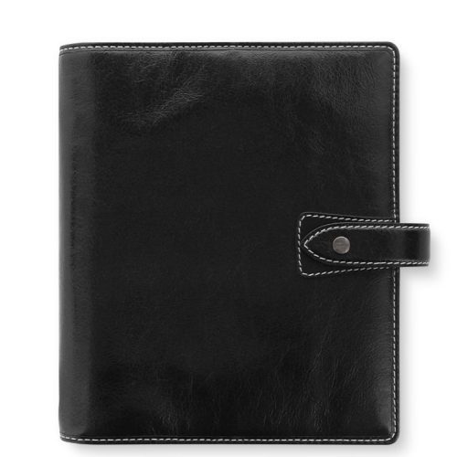 Malden A5 Organizer Black Leather