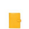 Filofax Finsbury Mini Leather Organizer in Yellow