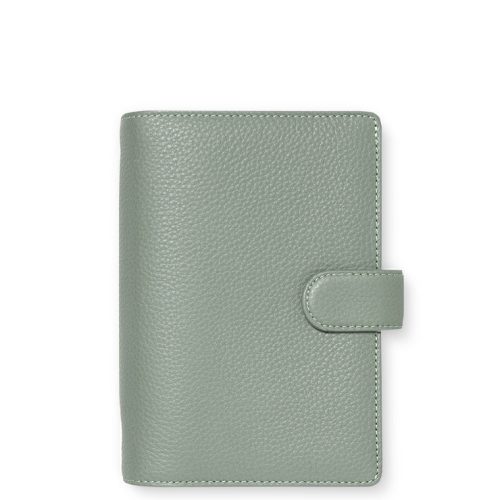 Norfolk Personal Leather Organizer in Sage Green