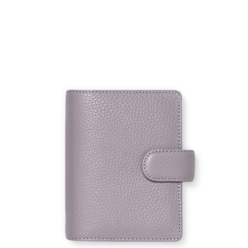 Filofax Norfolk Pocket Leather Organizer in Lavender