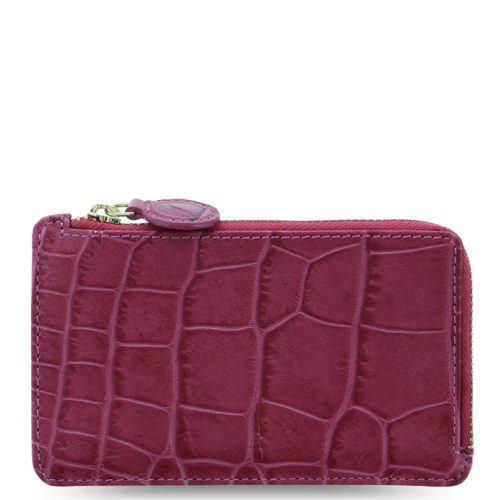 CLASSIC CROC ZIP CARD HOLDER extra hover