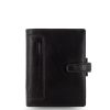 Holborn Pocket Organizer Black Leather