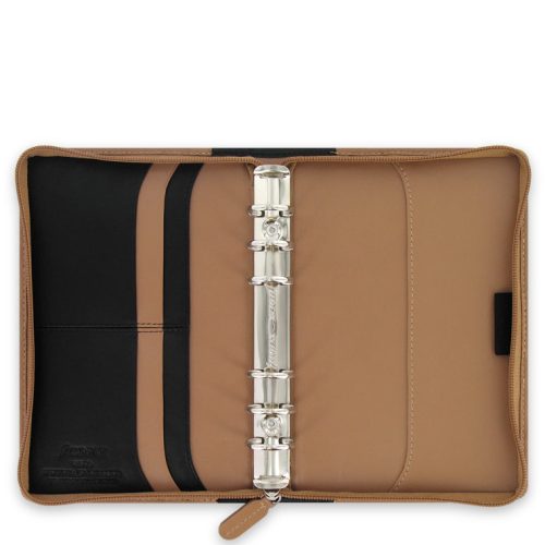 filofax nappa zip personal taupe and black alt 3 1 1 1 1 1