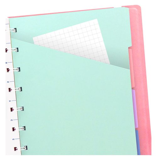 filofax notebooks rose index