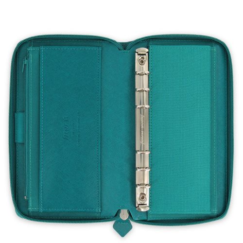 filofax saffiano compact zip aquamarine alt 2 1 1 1 2 1