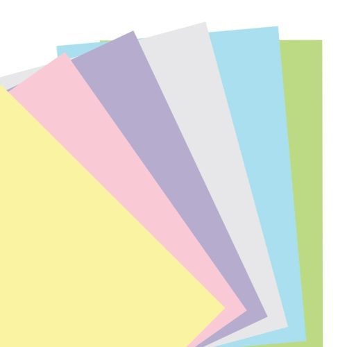 notebook refill pocket pastel plain paper